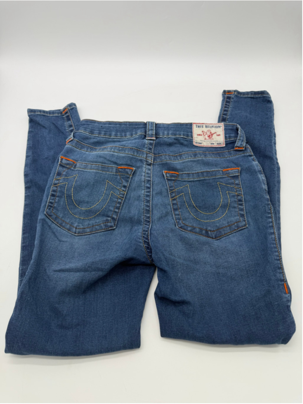 True Religion Jennie Curvy Skinny Jeans Blue Size 30